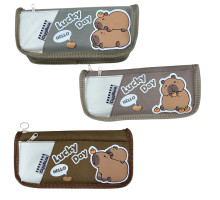 Penar 2despartituri 22x7cm "Hello Capybara", asorti, Sy-7162 (48/288)