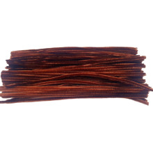 Пушистая проволока, 30см, коричневая 100шт. 012 (200)