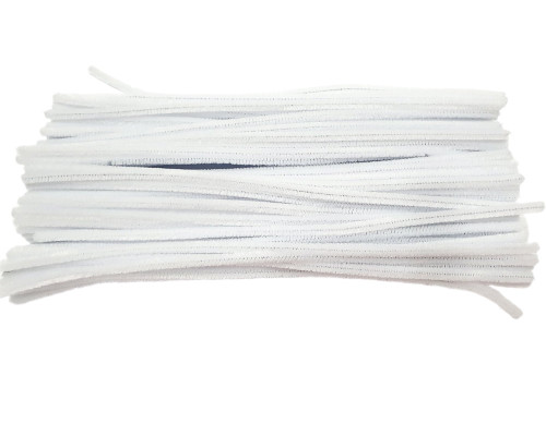 Sârmă plușată, 30сm, alb 100buc. 059 (200)