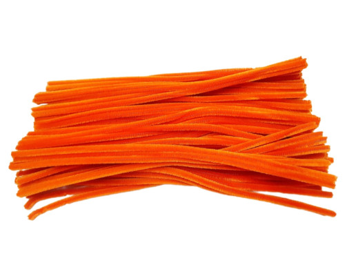 Sârmă plușată, 30сm, oranj 100buc. 039 (200)