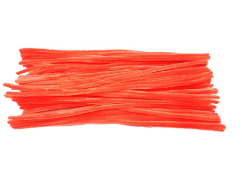 Пушистая проволока, 30см, коралловая 100шт. 044 (200)
