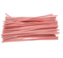 Пушистая проволока, 30см, розовая 100шт. 048 (200)