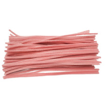 Пушистая проволока, 30см, розовая 100шт. 048 (200)