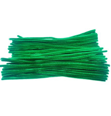 Sârmă pufoasă, 30 cm, smarald 100 buc. 062 (200)