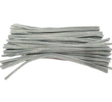 Пушистая проволока, 30см, серая 100шт. 060 (200)