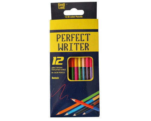 Карандаши 12/24 цв., "Perfect Writer" GoodLine (12/240) Карандаши 12/24 цв., "Perfect Writer" GoodLine (12/240)