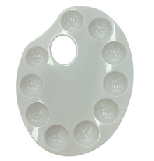 Paleta medie, alba pentru acuarele (200)