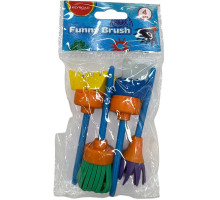 Set de pensule sponj, 4 buc. modelate (600)