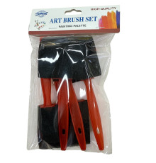 Set de pensule sponj, 5 buc. plate (300)