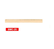 Линейка дерево 25 см. BMC 25 (72/1440)
