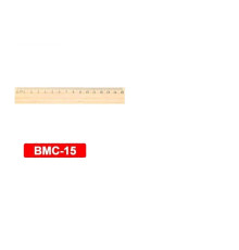 Rigla lemn 15cm BMC 15 (144/2880)