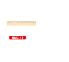 Линейка дерево 15 см. BMC 15 (72/2880)