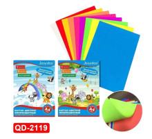 Set carton colorat А4, flurescentl, 9 culori, 9 foi QD-2119 (10/140)