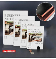 Блокнот A5, 116л., клетка, ПУ, мягкая обложка, BM-1006-25K (36/72)