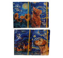 Carnet А5 96 foi, matem., coperta tare cu elastic, JooyDoo QD-15159 (48/96)