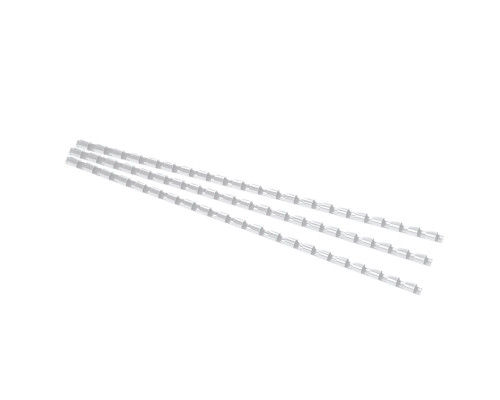 Spirala plastic 8mm, 45 file alba, 100buc. (20)