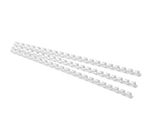 Spirala plastic 12 mm, 95 file alba, 100buc. (20)