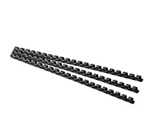 Spirala plastic 12 mm, 95 file neagra, 100buc. (20)