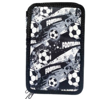 Пенал 2-яр., пустой, "FOOTBALL 2" 12,5*19,5*4