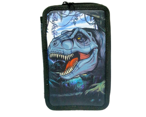 Пенал 2-яр., пустой, "DINOSAURS 2" 12,5*19,5*4