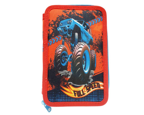 Пенал 2-яр., пустой, "FULL SPEED" 12,5*19,5*4