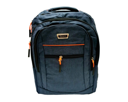 Rucsac școlar, "SPORT" 45*30*16cm, albastru (100)