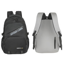 Rucsac școlar, "SPORTING", 46*30*18cm, negru, D6611# (60)