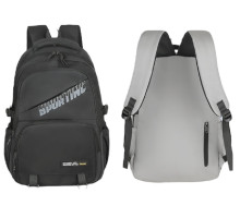 Rucsac școlar, "SPORTING", 46*30*18cm, negru, D6611# (60)