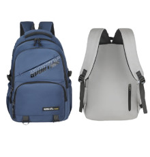 Rucsac școlar, "SPORTING", 46*30*18cm, albastru, D6611# (60)