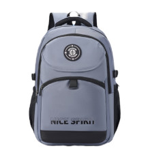 Rucsac școlar, "NICE SPIRIT" 46*30*19сm, albastru, D6613# (60)