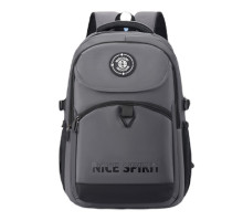 Rucsac școlar, "NICE SPIRIT" 46*30*19сm, grafit, D6613# (60)