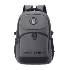 Rucsac școlar, "NICE SPIRIT" 46*30*19сm, grafit, D6613# (60)
