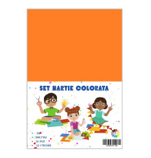 Set hirtie colorata A4, 12cul. 12 foi, 80gr. CM*1250