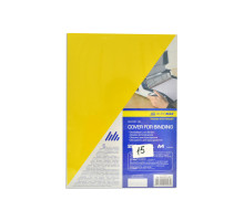 Coperta cartonata p/u brosurare galbena, lucioasa, A4 250gr(20 buc) BM.0591-08