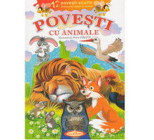 Povesti cu animale. 12 Povesti scurte. Carte cu foi cartonate. G*8088