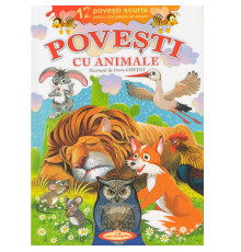 Povesti cu animale. 12 Povesti scurte. Carte cu foi cartonate. G*8088
