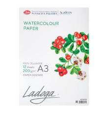 Mapa pentru acuarela A3, 12foi, "Ladoga" 200gr. 252781935