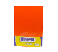 Carton pentru design A4/220g 10 file portacaliu (144)