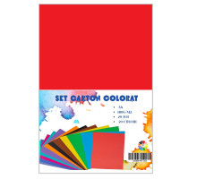 Набор цветного картона А4, 20цветов, 20л. 180гр. CM*1243 (10)