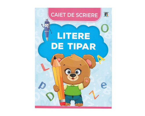 Caiet de scriere"Litere de tipar" 32 pag. P*4023 Caiet de scriere"Litere de tipar" 32 pag. P*4023