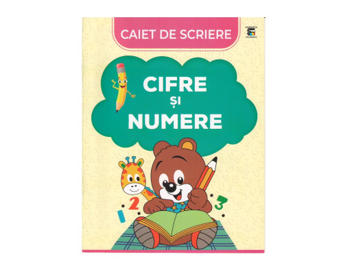 Caiet de scriere"Cifre si numere" 16 pag. P*4016 Caiet de scriere"Cifre si numere" 16 pag. P*4016