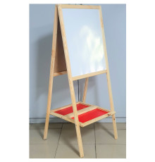 Доска детская, двойная, 39*48,5cm, h-110cm деревянная на ножках 43175 (15)