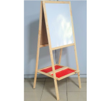 Доска детская, двойная, 39*48,5cm, h-110cm деревянная на ножках 43175 (15)