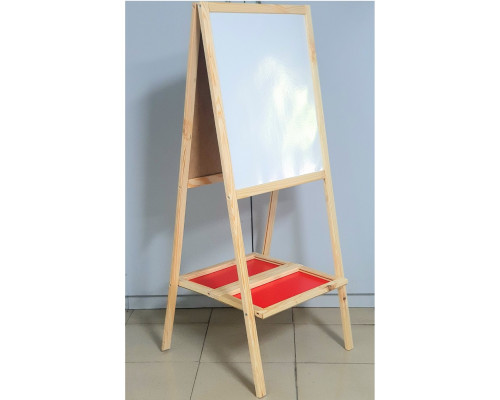 Tabla pentru copii, dubla,39*48,5cm, h-110cm, din lemn cu picioare 43175 (15)