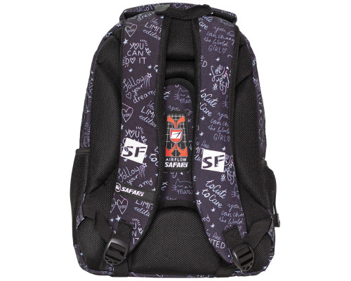 Rucsac 3 sectii, 41x29x14cm, poliester, 25-260M-1, SAFARI Rucsac 3 sectii, 41x29x14cm, poliester, 25-260M-1, SAFARI