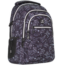 Rucsac 3 sectii, 41x29x14cm, poliester, 25-260M-1, SAFARI