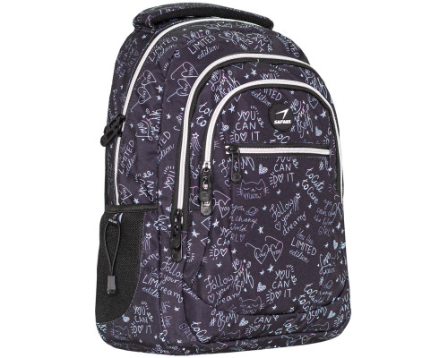 Rucsac 3 sectii, 41x29x14cm, poliester, 25-260M-1, SAFARI Rucsac 3 sectii, 41x29x14cm, poliester, 25-260M-1, SAFARI