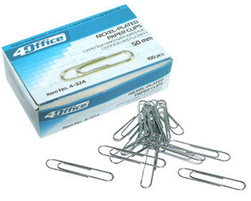 Скрепки 50mm 100buc 4-324.4OFFICE