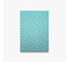 Картон цветной A4 "Розы" 220гр. синий (5шт/уп,) 203508