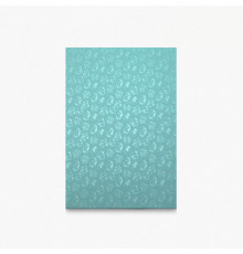 Carton colorat A4 "Trandafiri" 220gr. albastru deschis (ambalaj 5 buc.) 203508